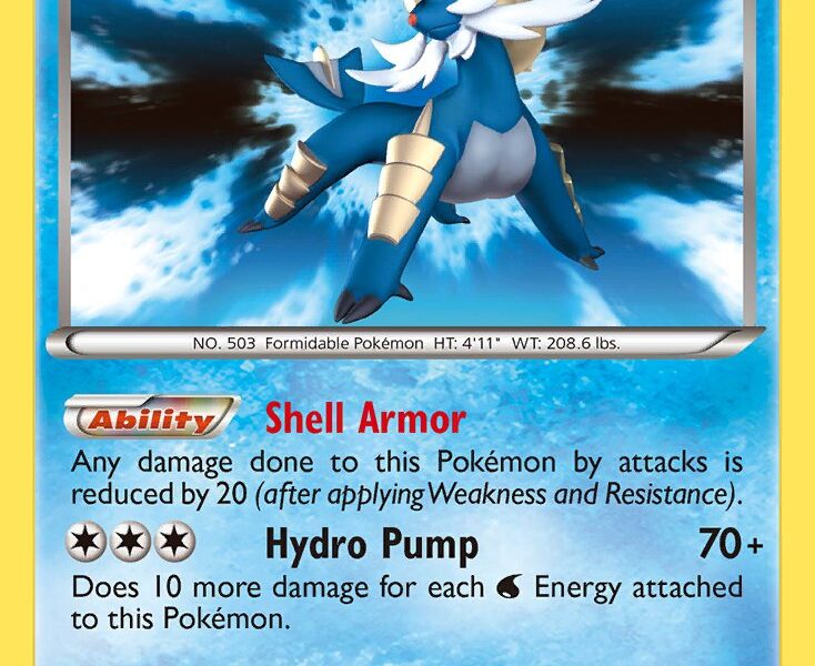 Samurott Pokemon Kaart