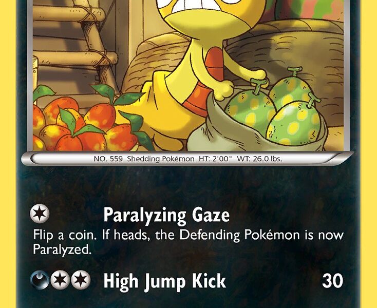 Scraggy Pokemon Kaart