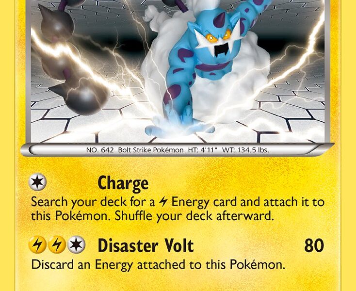 Thundurus Pokemon Kaart
