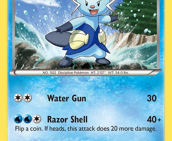 Dewott Pokemon Kaart