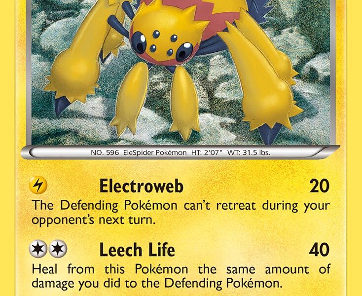 Galvantula Pokemon Kaart