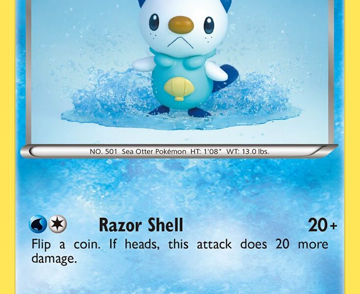 Oshawott Pokemon Kaart