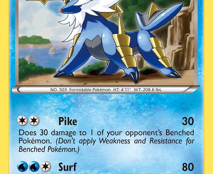 Samurott Pokemon Kaart