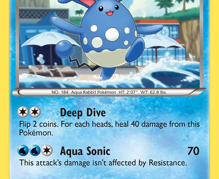 Azumarill Pokemon Kaart