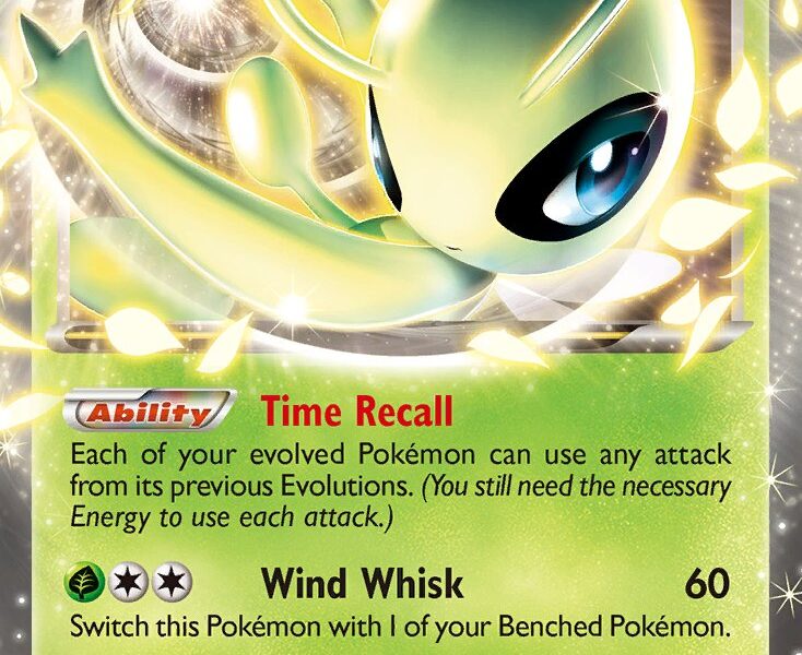 Celebi-EX Pokemon Kaart