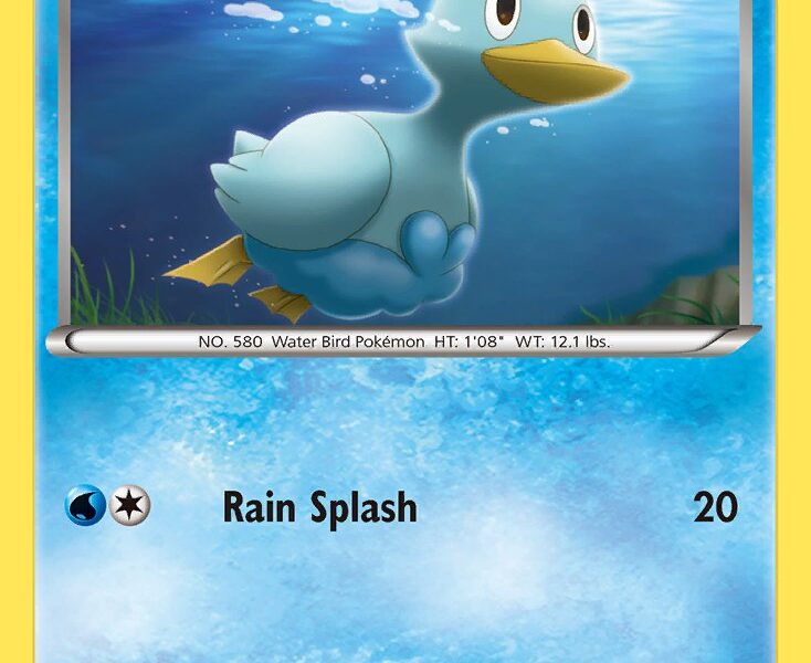 Ducklett Pokemon Kaart