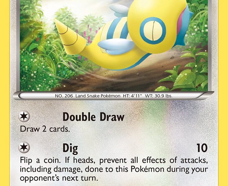 Dunsparce Pokemon Kaart