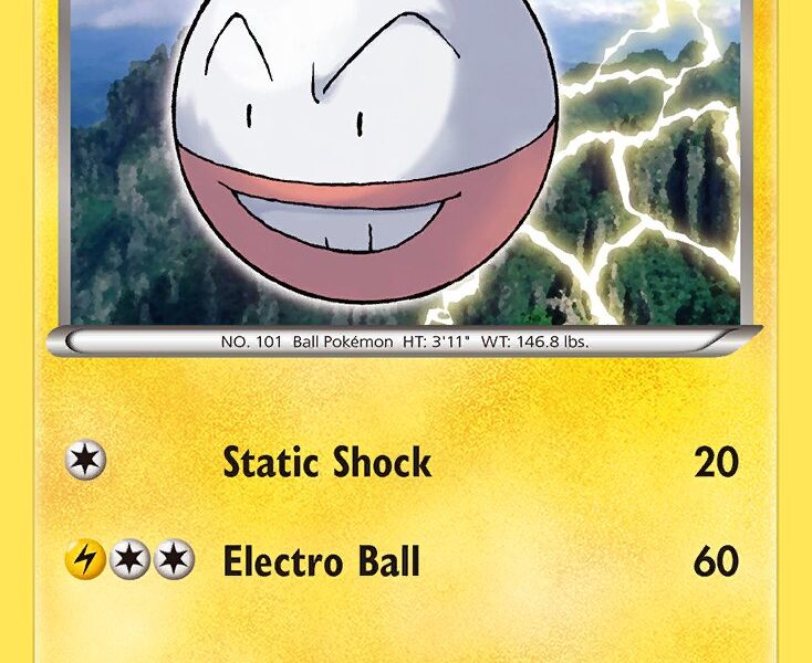 Electrode Pokemon Kaart