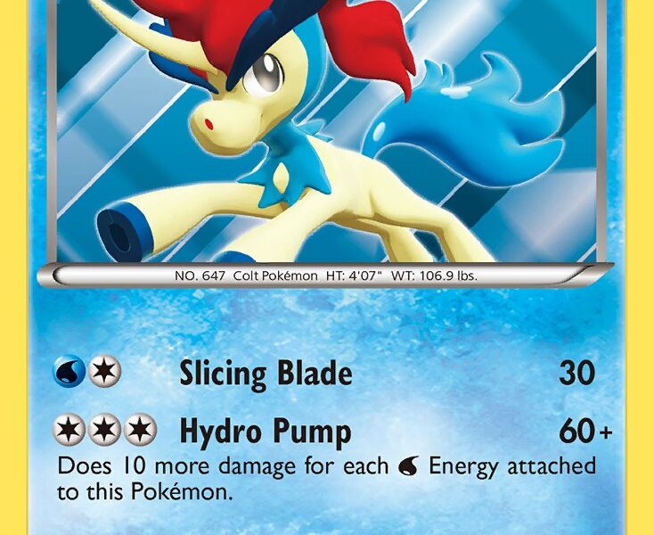 Keldeo Pokemon Kaart