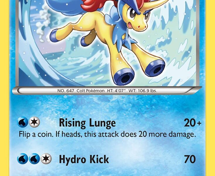 Keldeo Pokemon Kaart
