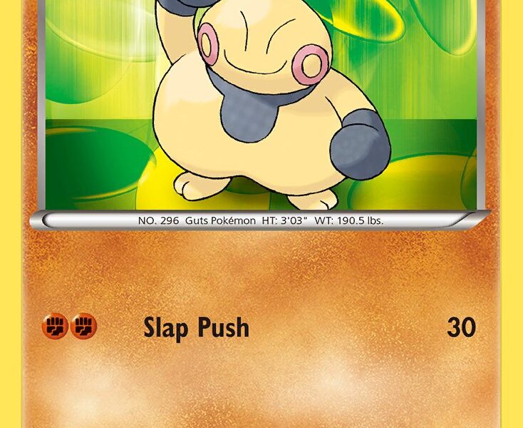 Makuhita Pokemon Kaart