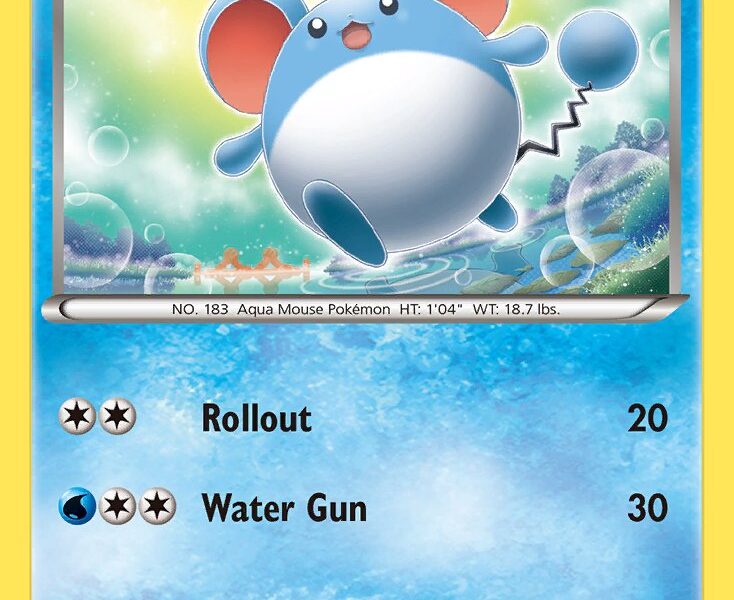 Marill Pokemon Kaart