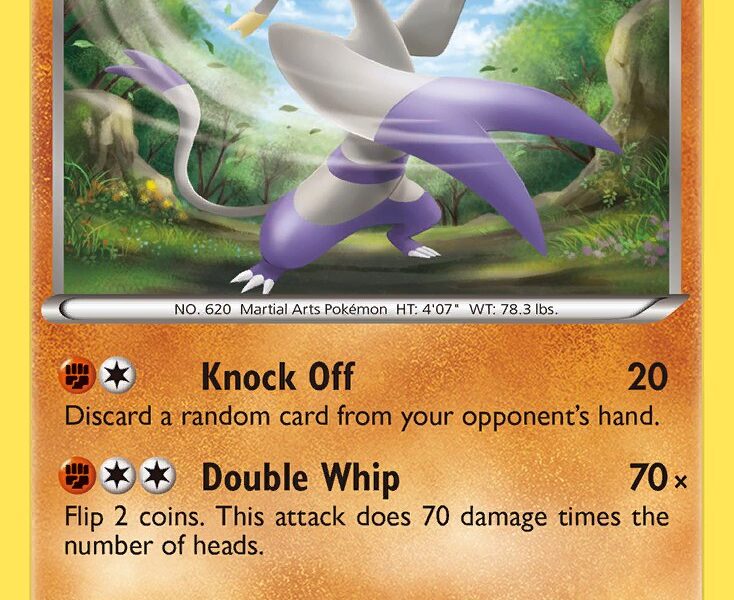 Mienshao Pokemon Kaart