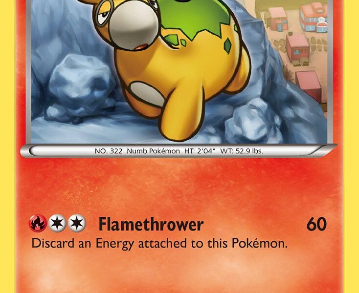 Numel Pokemon Kaart