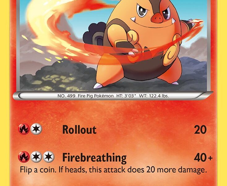 Pignite Pokemon Kaart