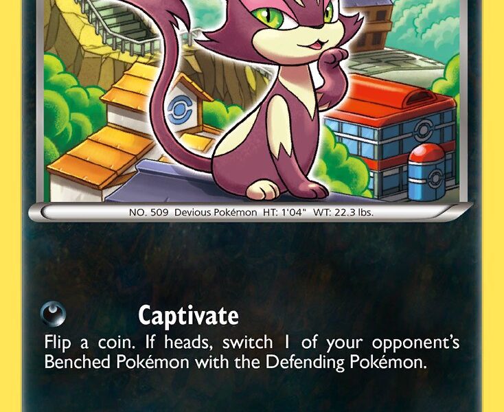 Purrloin Pokemon Kaart
