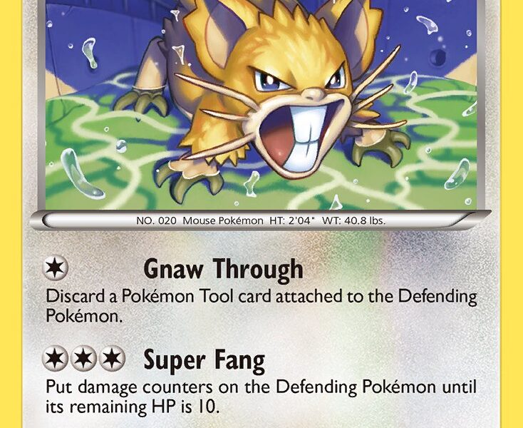 Raticate Pokemon Kaart