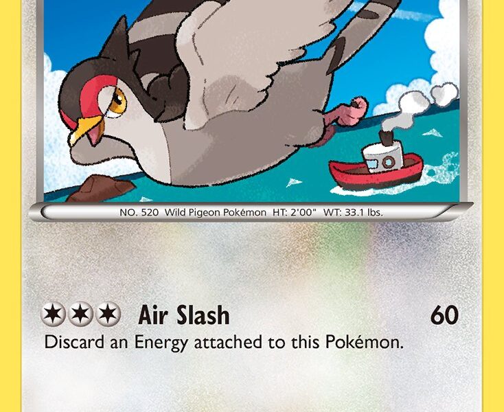 Tranquill Pokemon Kaart