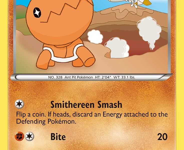 Trapinch Pokemon Kaart