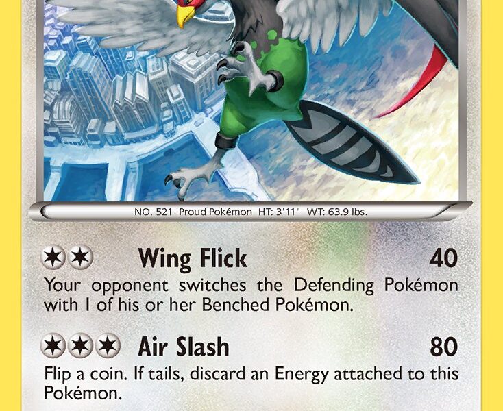 Unfezant Pokemon Kaart