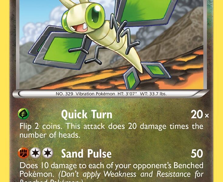 Vibrava Pokemon Kaart