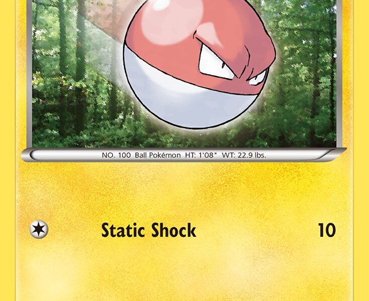 Voltorb Pokemon Kaart