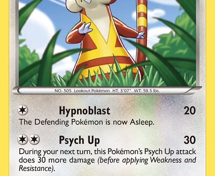 Watchog Pokemon Kaart