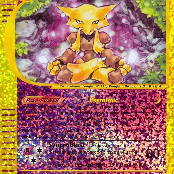 Alakazam Pokemon Kaart