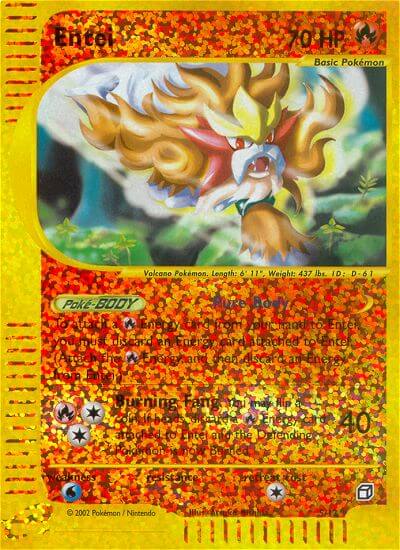 Entei Pokemon Kaart