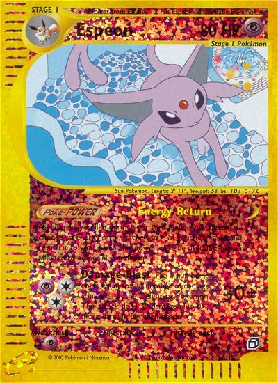 Espeon Pokemon Kaart