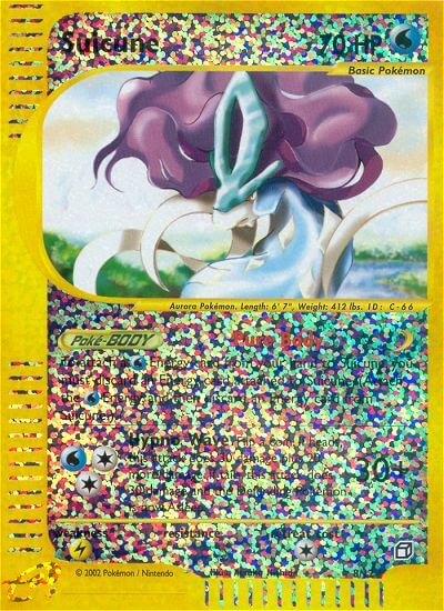Suicune Pokemon Kaart