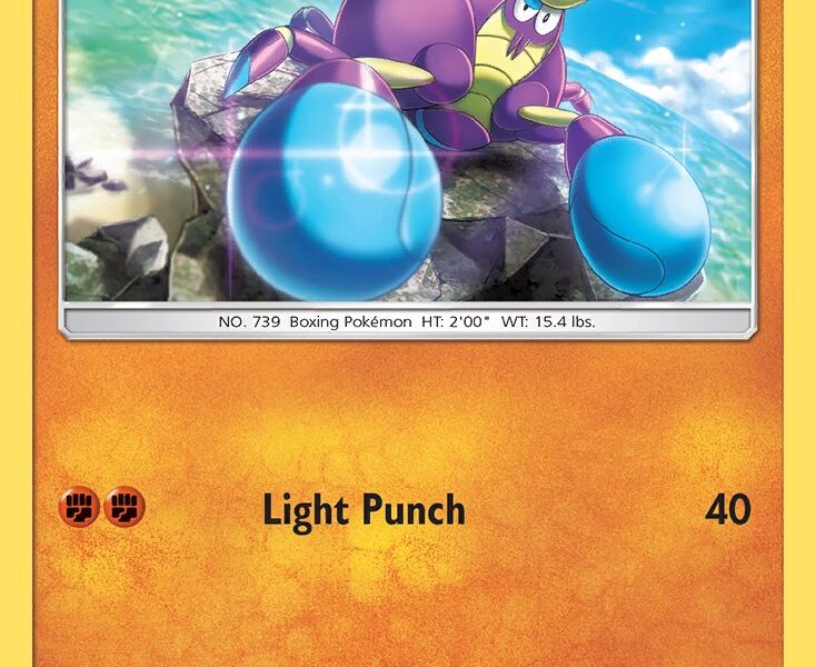 Crabrawler Pokemon Kaart