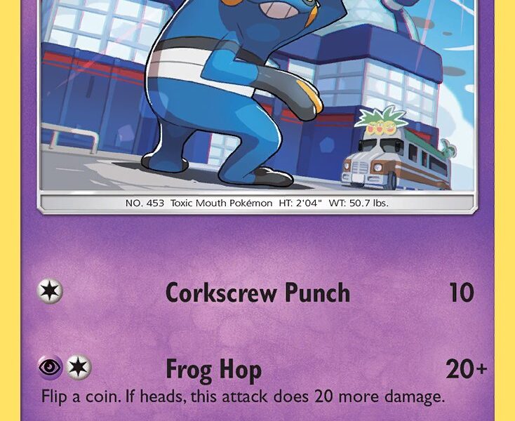 Croagunk Pokemon Kaart