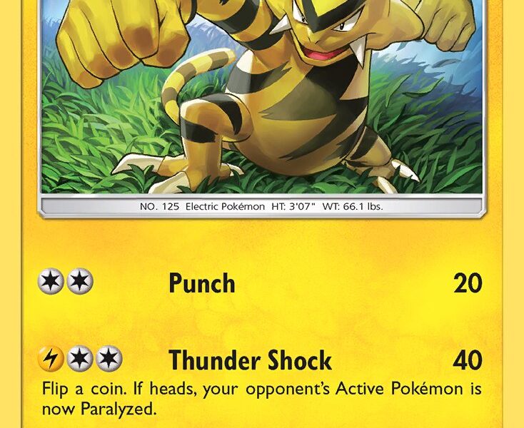 Electabuzz Pokemon Kaart