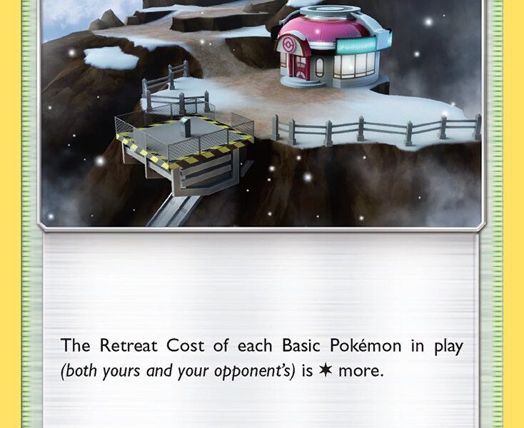 Mount Lanakila Pokemon Kaart