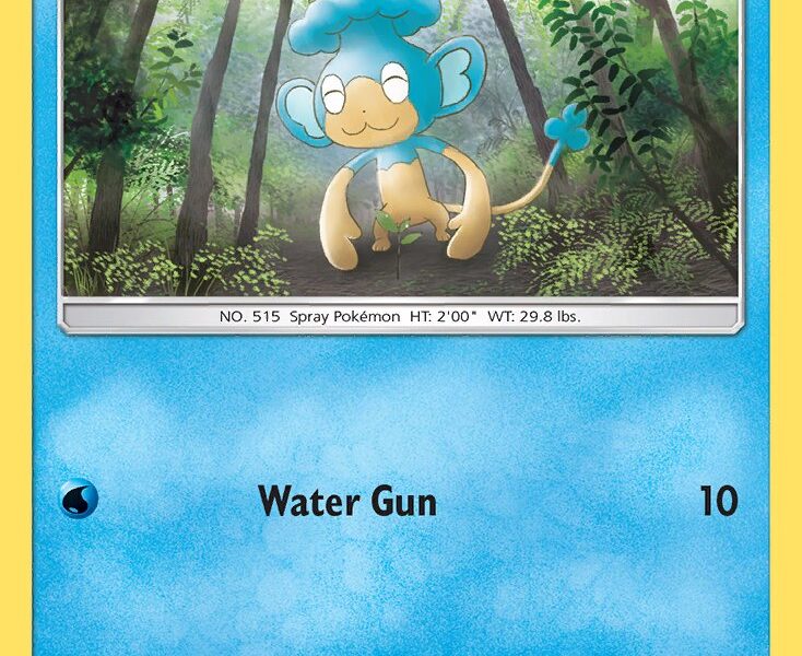 Panpour Pokemon Kaart