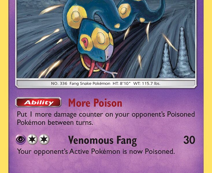 Seviper Pokemon Kaart
