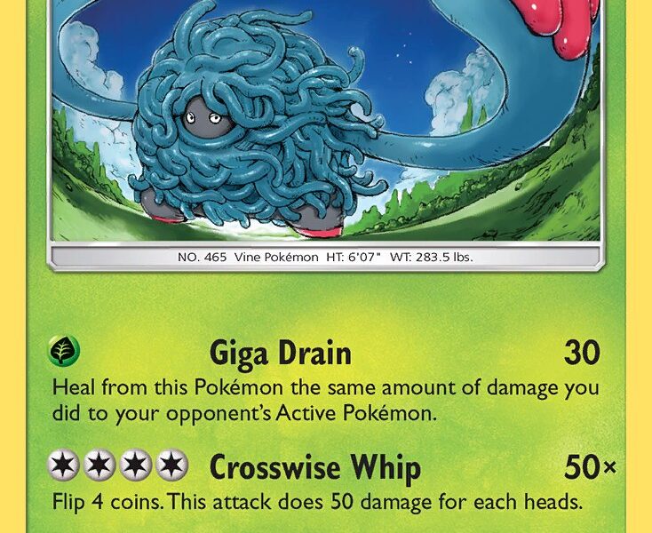 Tangrowth Pokemon Kaart