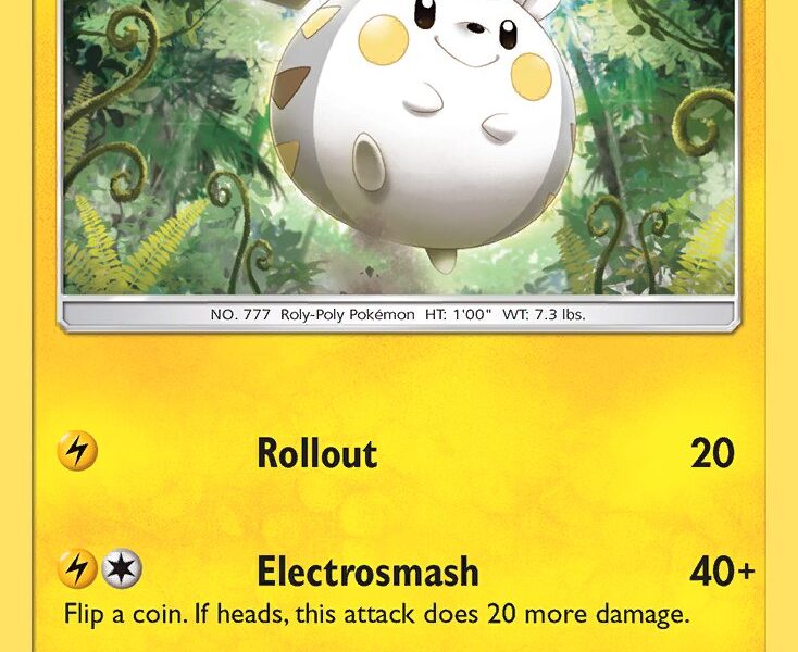 Togedemaru Pokemon Kaart