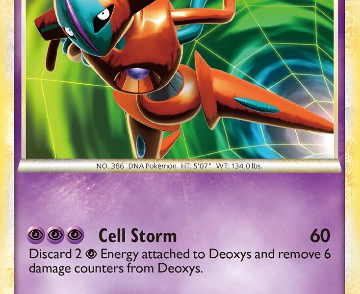 Deoxys Pokemon Kaart