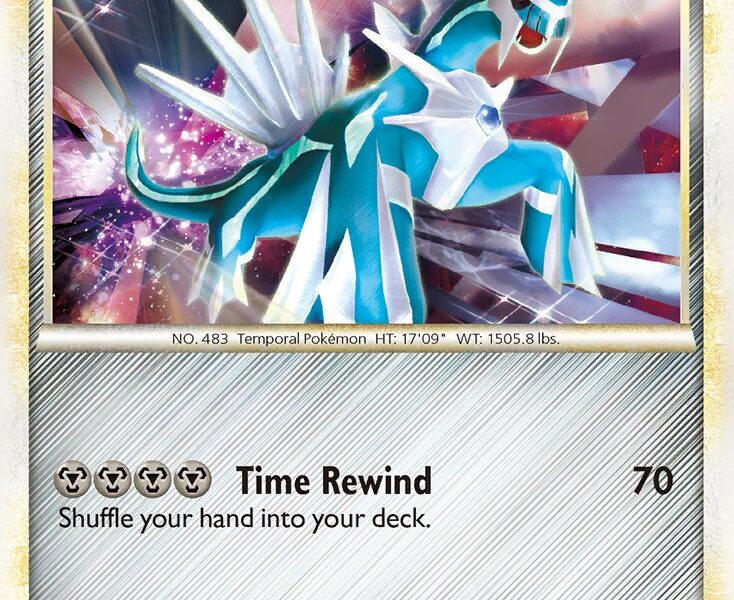 Dialga Pokemon Kaart