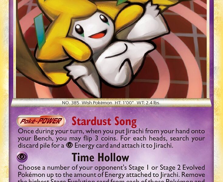 Jirachi Pokemon Kaart