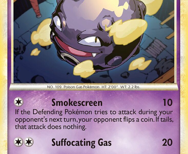 Koffing Pokemon Kaart