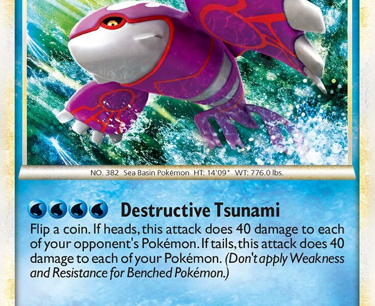 Kyogre Pokemon Kaart