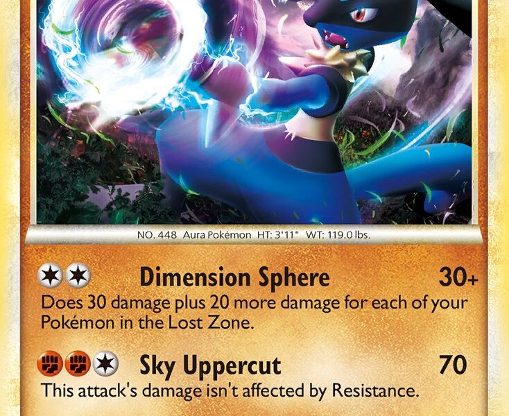 Lucario Pokemon Kaart