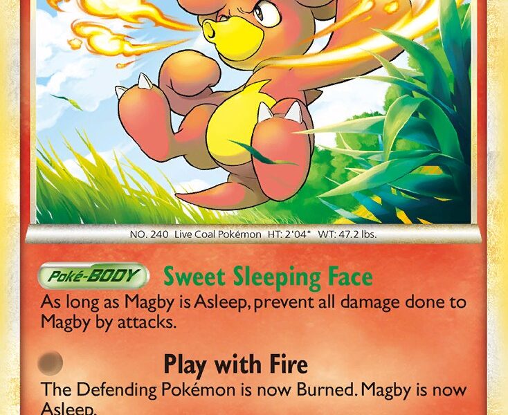 Magby Pokemon Kaart