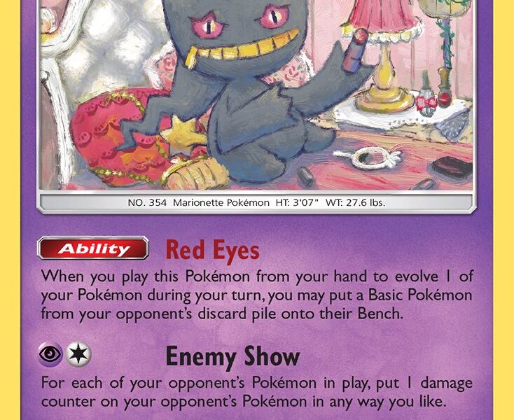Banette Pokemon Kaart