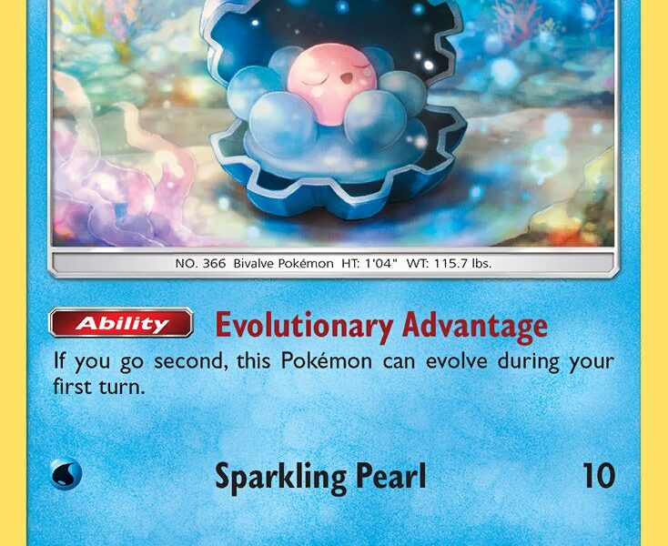 Clamperl Pokemon Kaart