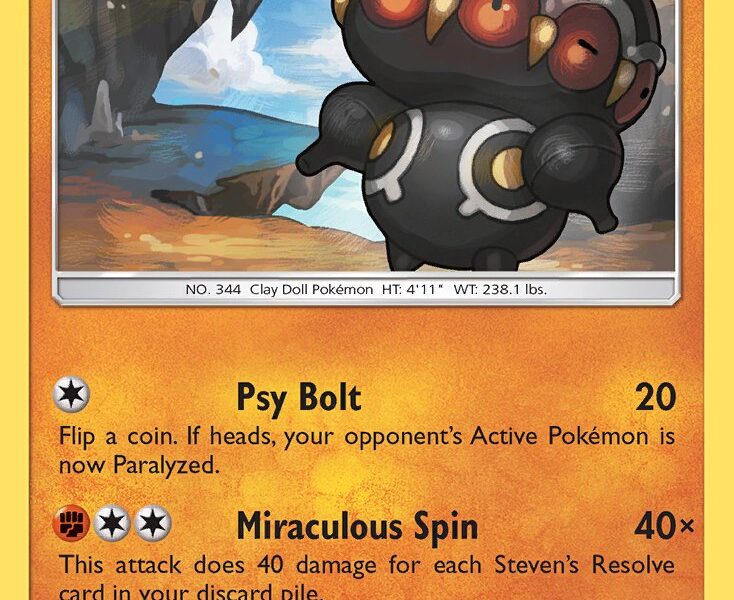 Claydol Pokemon Kaart