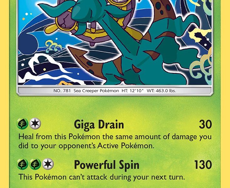 Dhelmise Pokemon Kaart